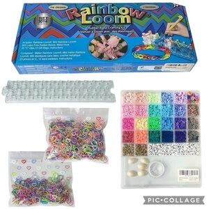 Rainbow Loom & Clay Beads